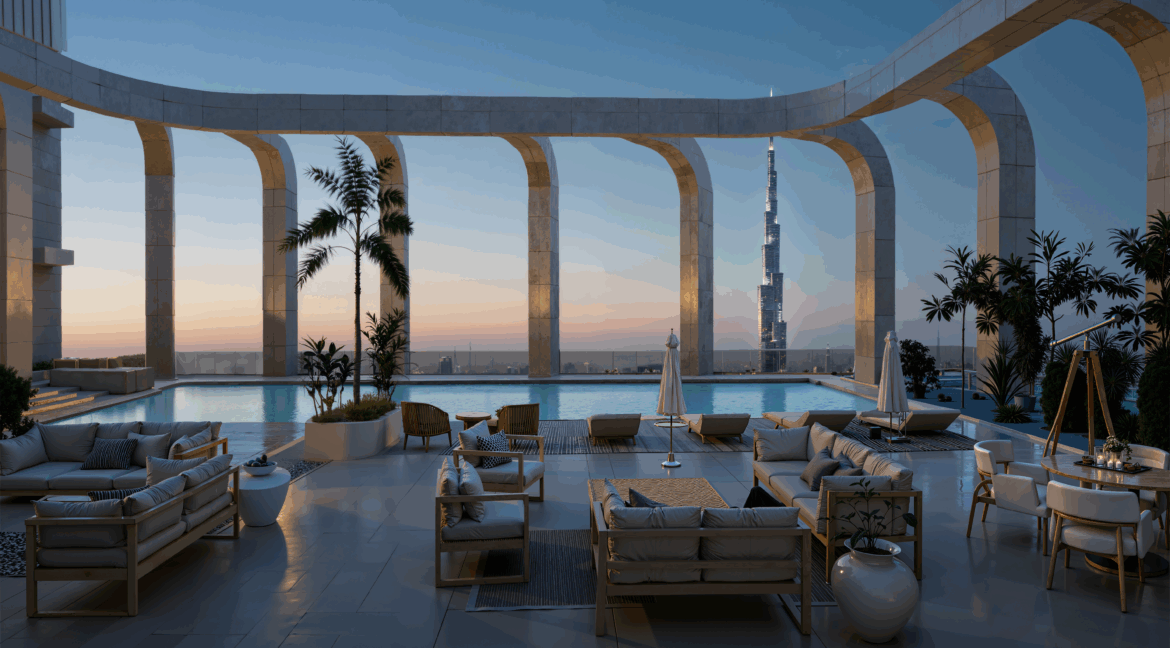 SWIMMING POOL & OBSERVATORY DECK