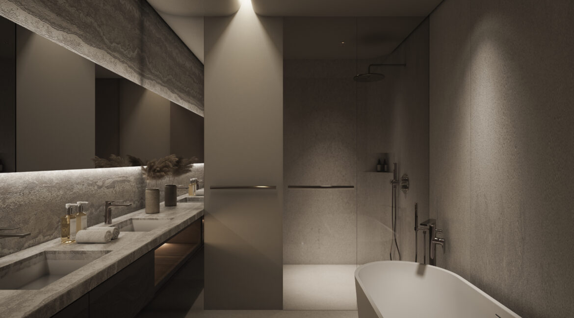 2B Master bathroom